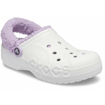 Crocs Baya Bélelt Fuzz-Pántos Klumpa Férfi Fehér | HU 0715DFMN